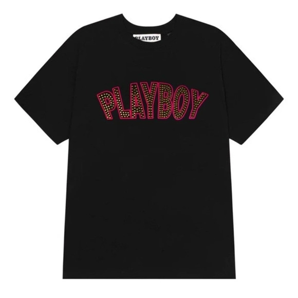Playboy Men Black Top - Picture 2 of 4